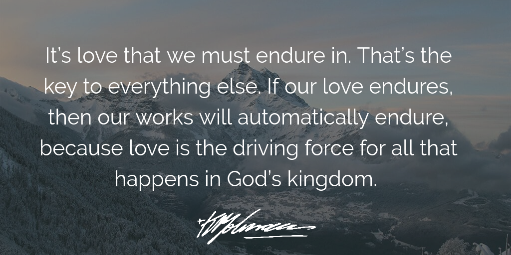 Love endures - KP Yohannan - Gospel for Asia