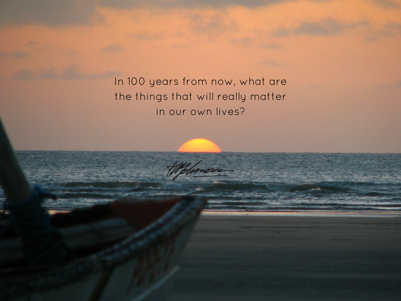  what are the things that will really matter in our own lives? - KP Yohannan - Gospel for Asia