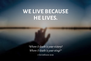 Whether the COVID-19 virus, or 1,000 other unknown enemies of our temporal lives, let us never fear but know we are given life eternal by the living God